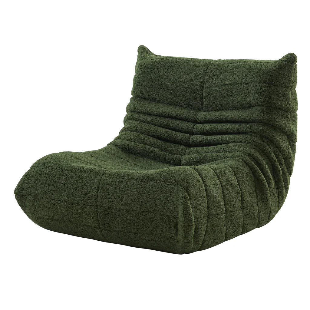 Fauteuil Creahappy Confortable en Lambswool - Style Lazy Boy pour Salon et Chambre