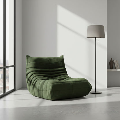 Fauteuil Creahappy Confortable en Lambswool - Style Lazy Boy pour Salon et Chambre