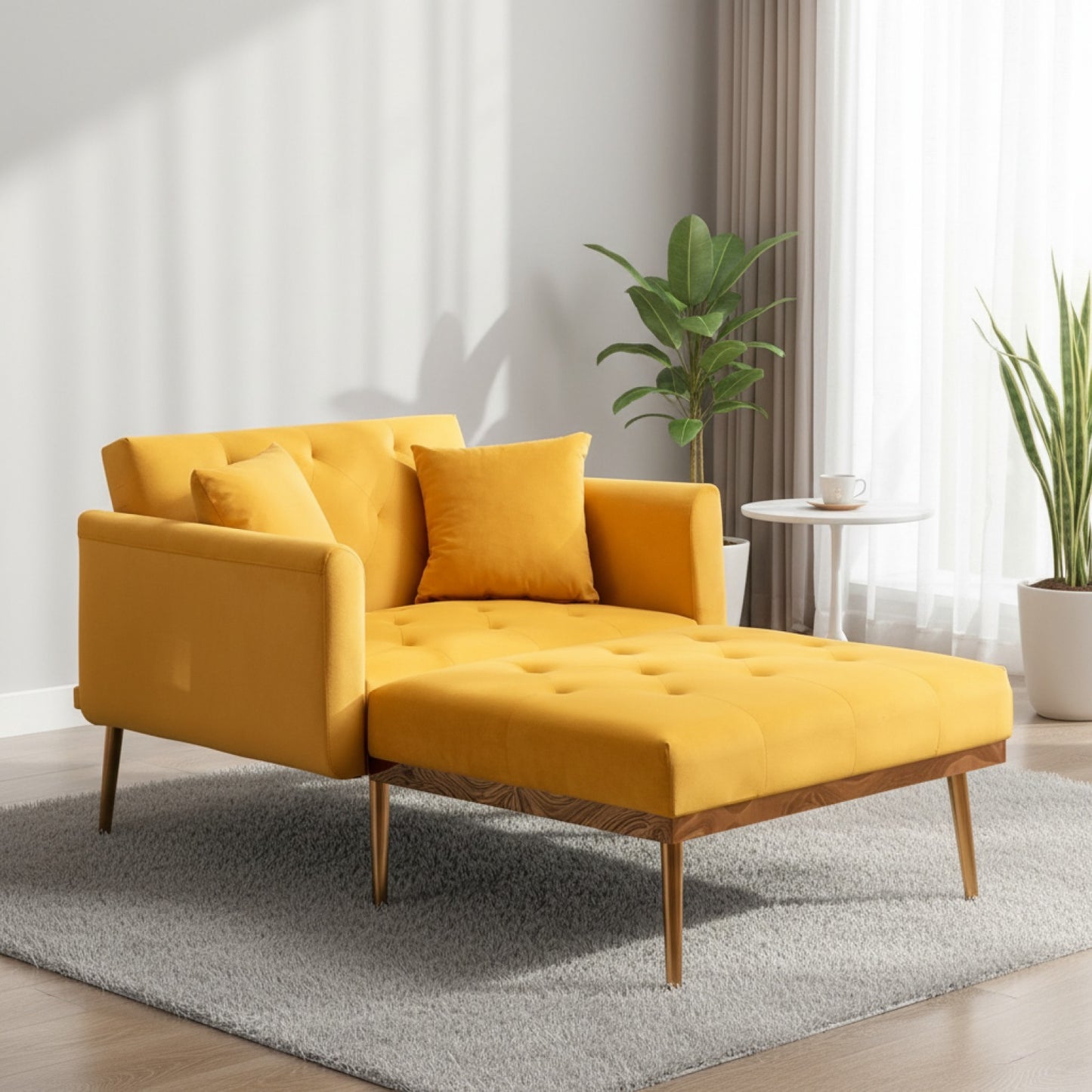 Fauteuil Design Moderne avec Dossier Réglable - Confort et Style pour votre Salon ou Chambre