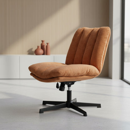 Fauteuil Pivotant Rouge MEUBLES COSY - Hauteur Réglable & Inclinaison