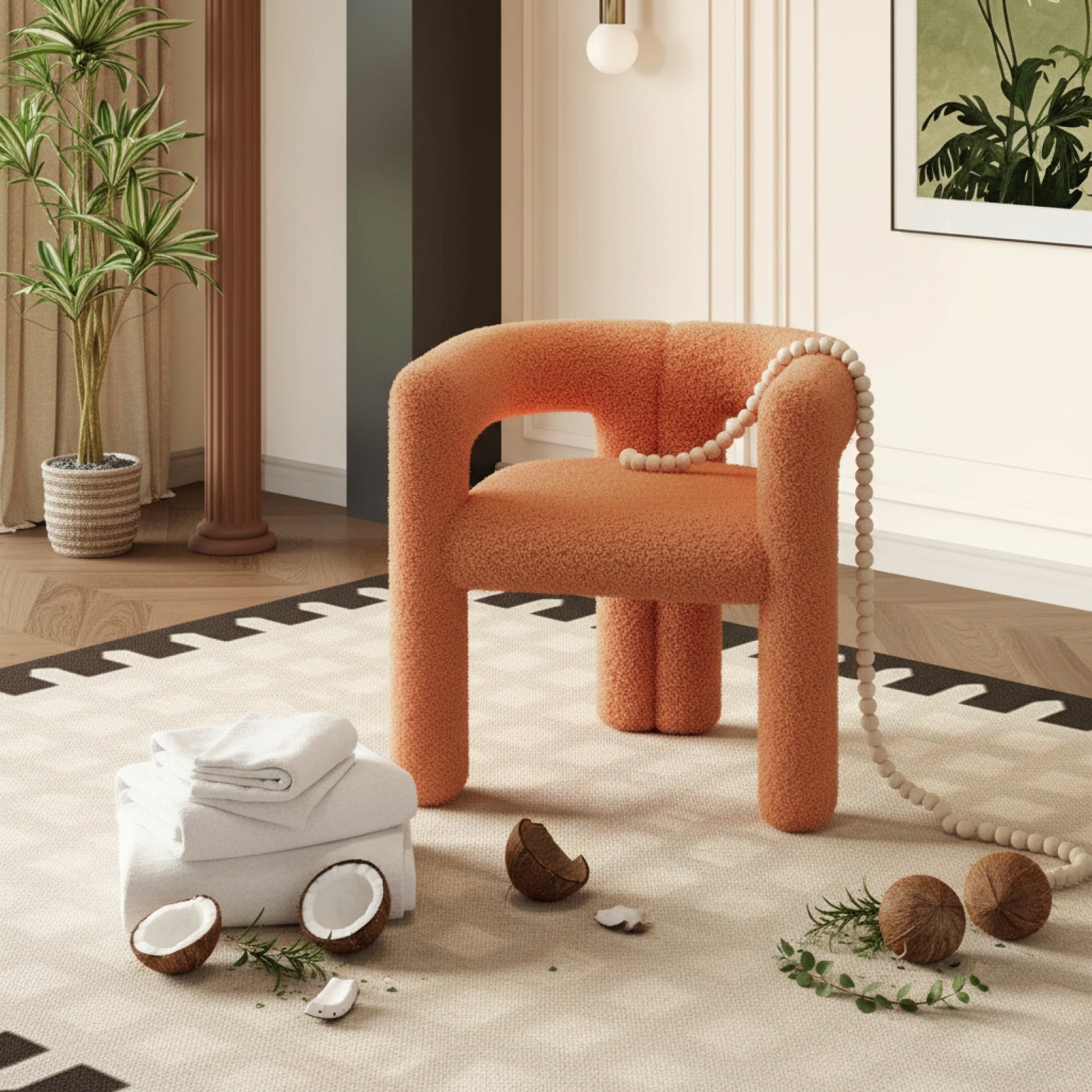 Fauteuil Ergonomique Design Teddy Flower : Confort Orthopédique et Stabilité