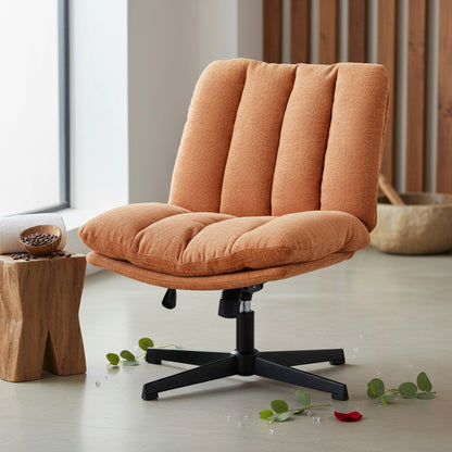 Fauteuil Pivotant Rouge MEUBLES COSY - Hauteur Réglable & Inclinaison