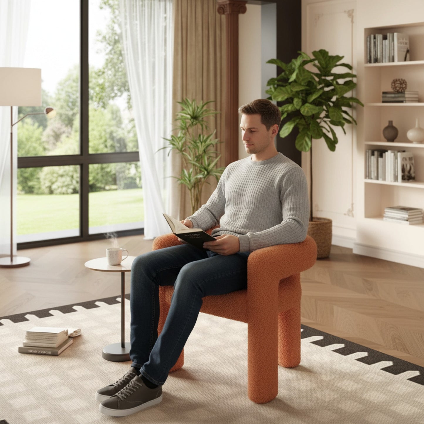 Fauteuil Ergonomique Design Teddy Flower : Confort Orthopédique et Stabilité