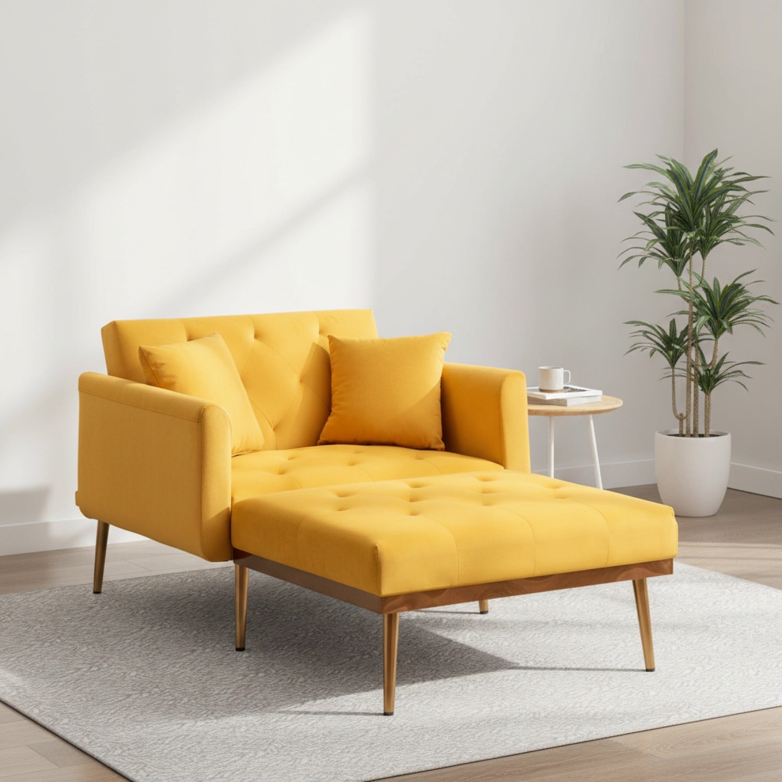 Fauteuil Design Moderne avec Dossier Réglable - Confort et Style pour votre Salon ou Chambre